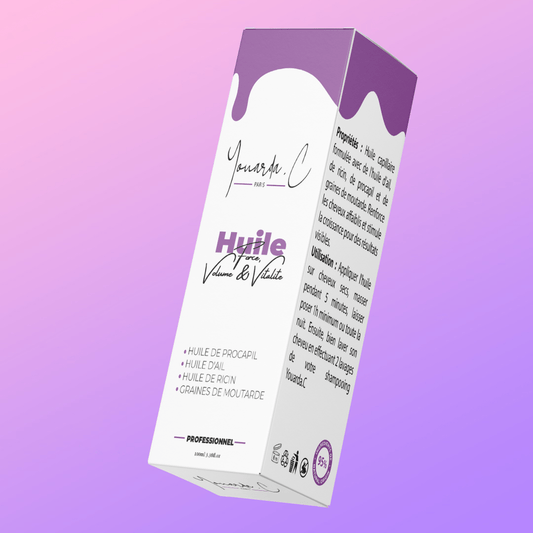 YOUARDA•C Solutions pour friser et défriser les cheveux HUILE FORCE VITALITE ET VOLUME