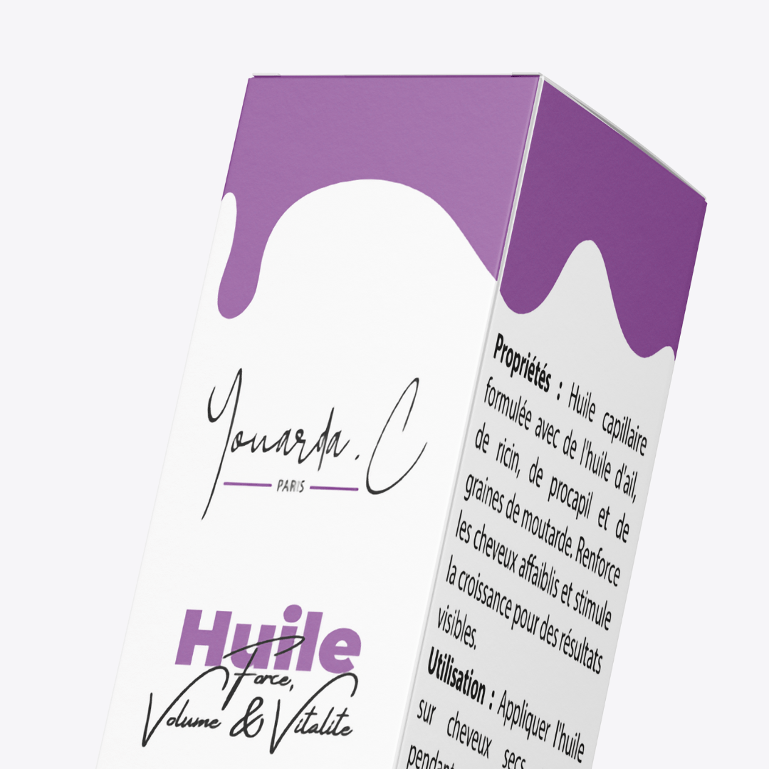 YOUARDA•C Solutions pour friser et défriser les cheveux HUILE FORCE VITALITE ET VOLUME