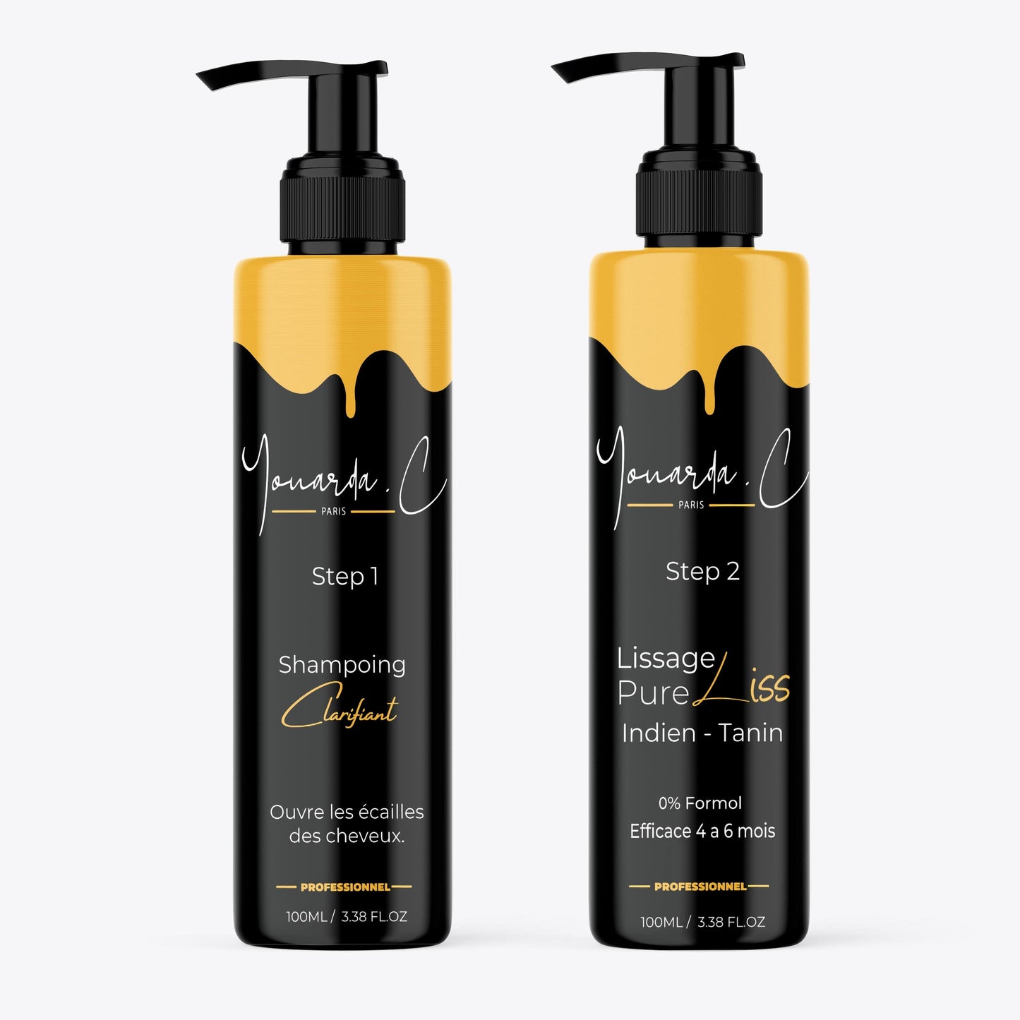 YOUARDA•C Kits de soin des cheveux Youarda.C – Lissage Pro Indien/Tanin YOULISS – Cheveux Lisses 4 à 6 Mois, 0% Formol, Sans Odeur & Sans Fumée, Compatible Enfants & Femmes Enceintes, odeur violette