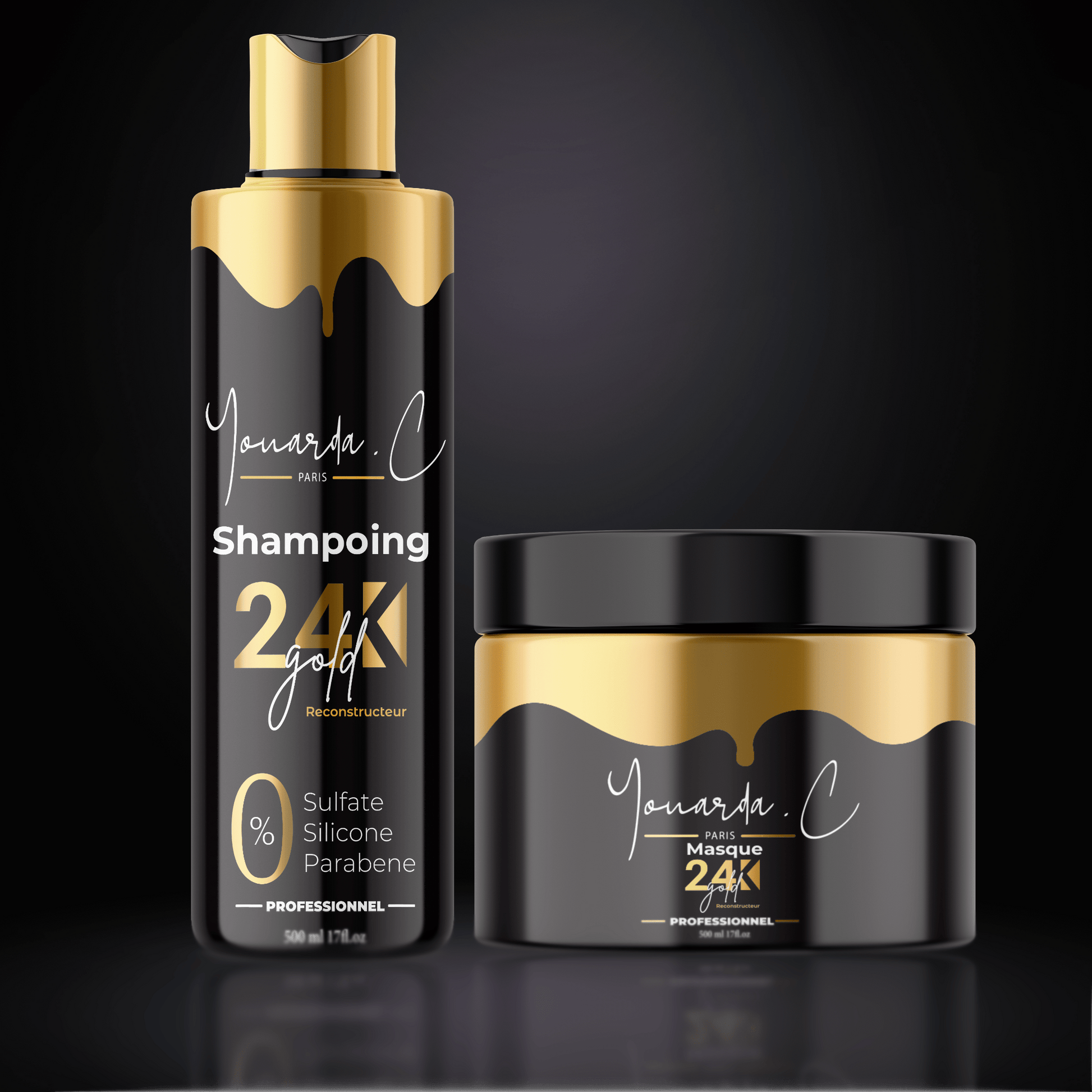 YOUARDA•C Soin des cheveux GAMME GOLD 24K