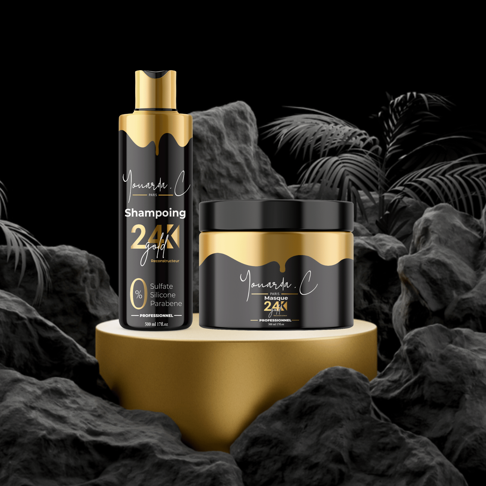 YOUARDA•C Soin des cheveux GAMME GOLD 24K