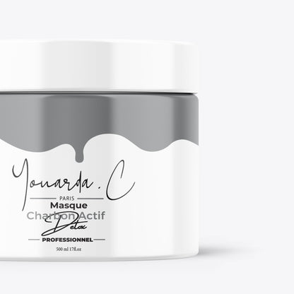 YOUARDA•C Soin des cheveux Youarda.C – Gamme Charbon Actif Détox – Stop Impuretés & Excès de Sébum, Élimine Toxines & Pollution Capillaire