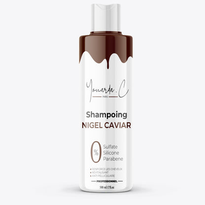 YOUARDA•C Soin des cheveux Youarda.C – Gamme Nigel Caviar – Soin Luxe & Nutrition Intense, Anti-Pelliculaire, Nigelle, Caviar & Amande Douce
