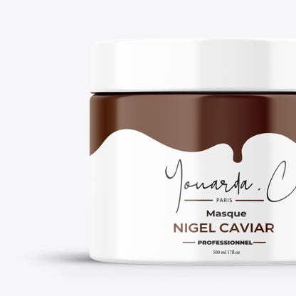YOUARDA•C Soin des cheveux Youarda.C – Gamme Nigel Caviar – Soin Luxe & Nutrition Intense, Anti-Pelliculaire, Nigelle, Caviar & Amande Douce