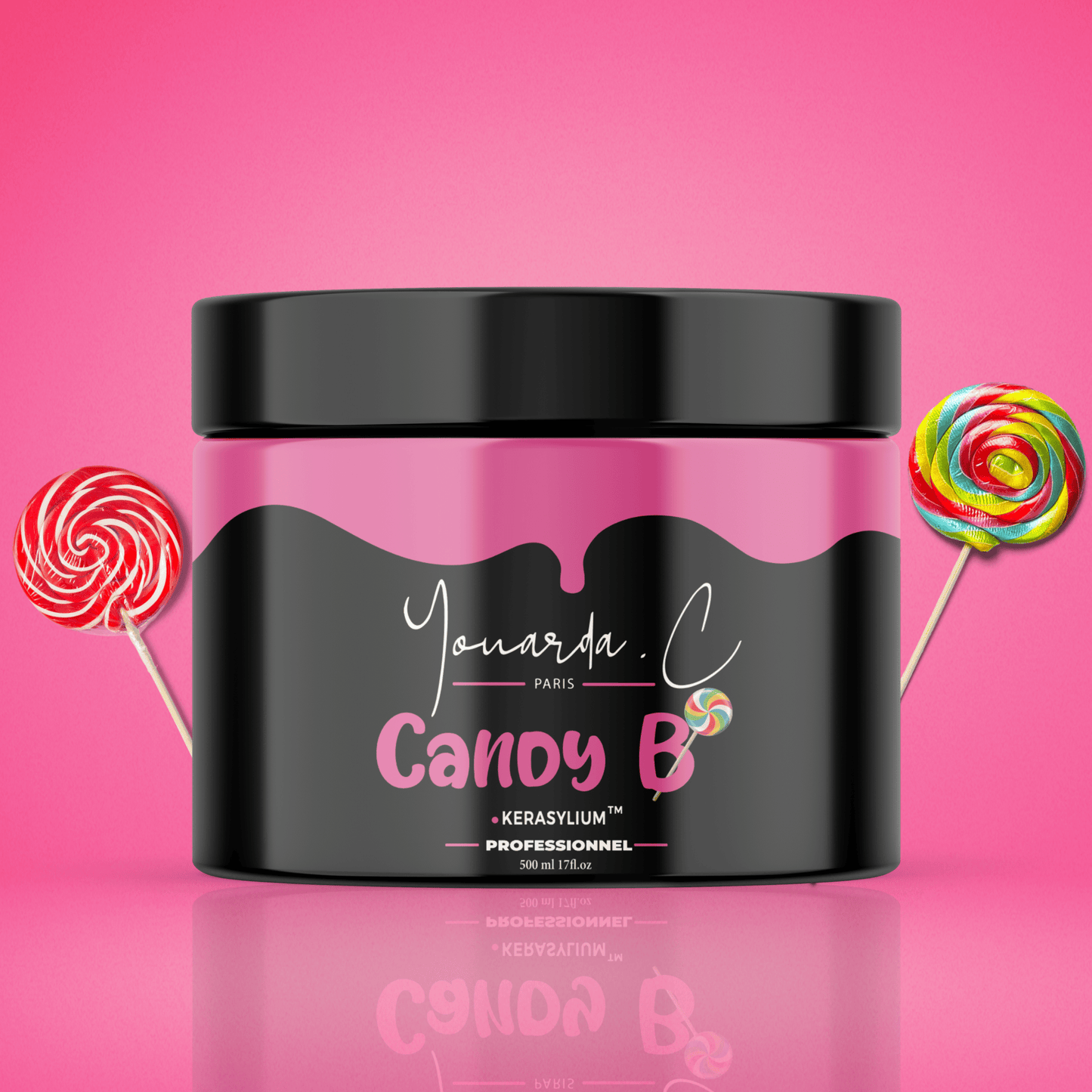 YOUARDA•C Soin des cheveux Youarda.C – Masque Lissant CANDY B – Ultra Lissant, Réparation Choc, Fortifiant Intense & Douceur Absolue, Effet Soie