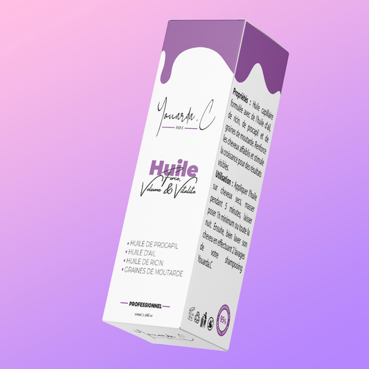 YOUARDA•C Solutions pour friser et défriser les cheveux HUILE FORCE VITALITE ET VOLUME