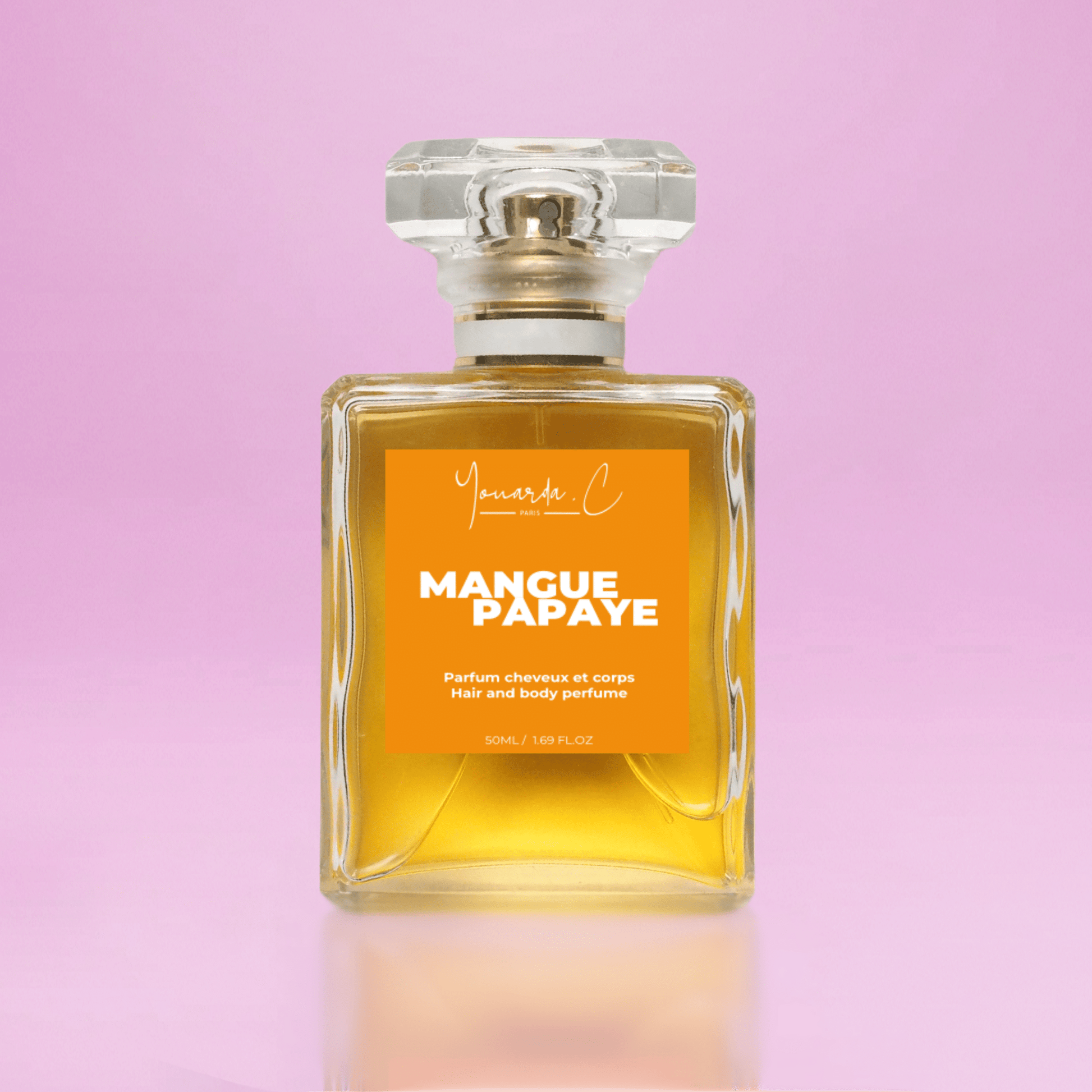 YOUARDA•C Solutions pour friser et défriser les cheveux PARFUM CAPILLAIRE ET CORPS MANGUE PAPAYE