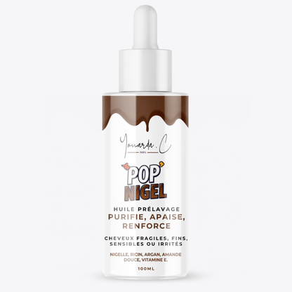 YOUARDA•C Solutions pour friser et défriser les cheveux Youarda.C – Huile Prelavage BOOSTER POP NIGELLE – Soin Purifiant & Fortifiant Intense, Répare, Nourrit & Renforce dès la Racine, Protection & Cheveux Régénérés