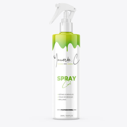 YOUARDA•C Solutions pour friser et défriser les cheveux Youarda.C – Spray Curl – Boucles Ultra-Disciplinées, Effet Naturel,  Hydratation Profonde, Définition Parfaite