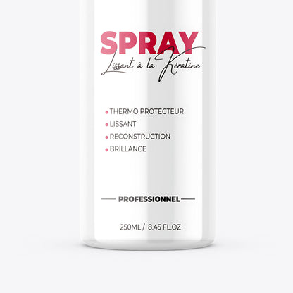 YOUARDA•C Solutions pour friser et défriser les cheveux Youarda.C – Spray Lissant Kératine – Anti-Frizz & Thermo-Protecteur, Coiffage Facilité